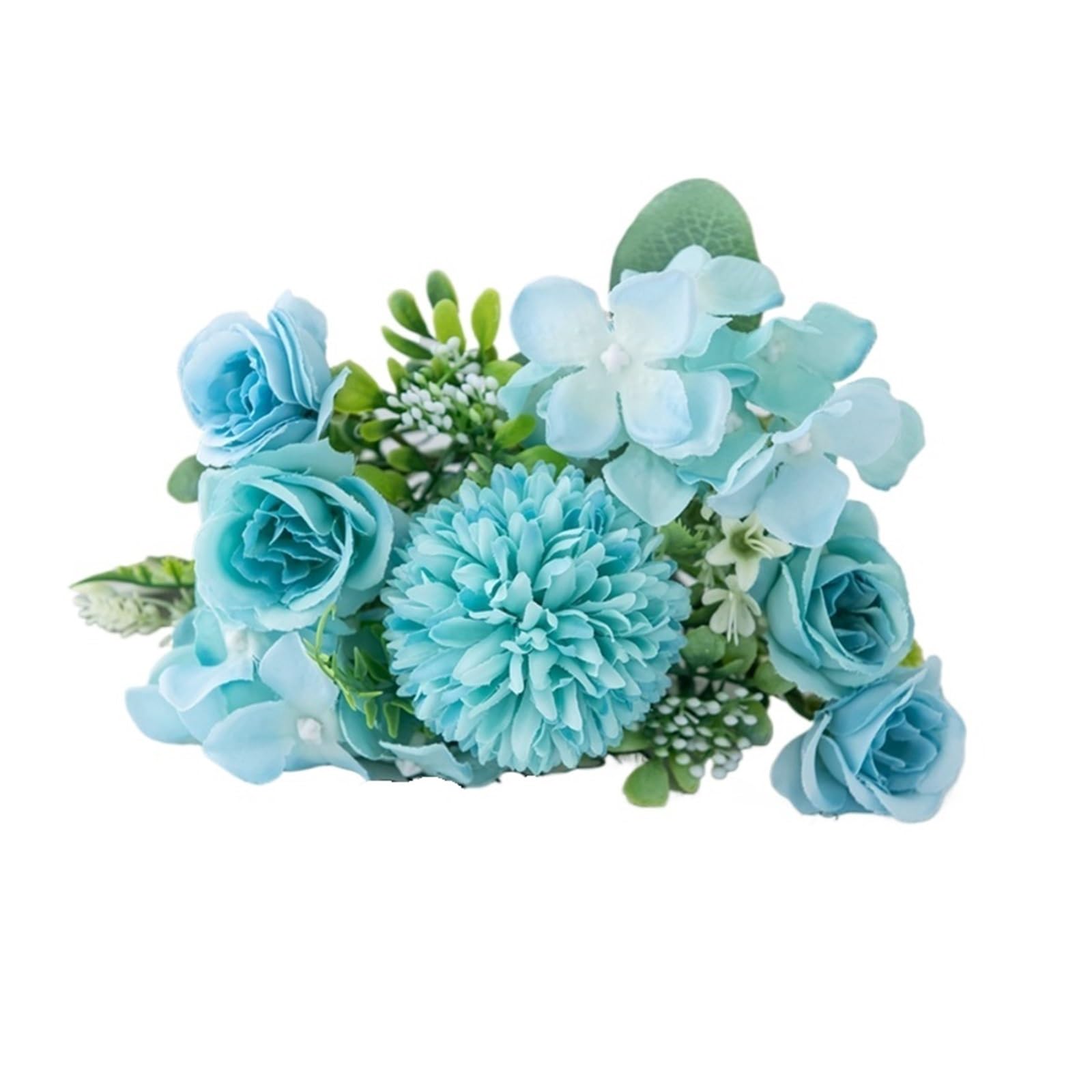 LXURY 5/10PCS Artificial Flowers Bouquet Wedding Wreath Outdoor Garden Arch Decor Home Garland Accessories(Colour2,10PCS)