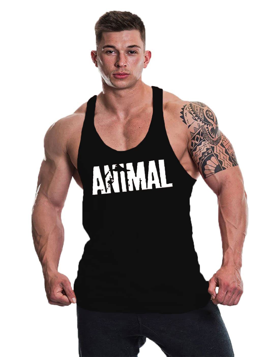 the blazze 0033 Men's Tank Tops Muscle Gym Bodybuilding Vest Fitness Workout Train Stringers-picture-44