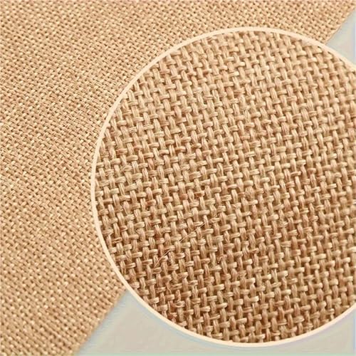 Telas Para Costura Rollo de papel de arpillera autoadhesivo, fácil de cortar, multiusos for cajas/marcos de fotos/muebles, manualidades y decoración del hogar