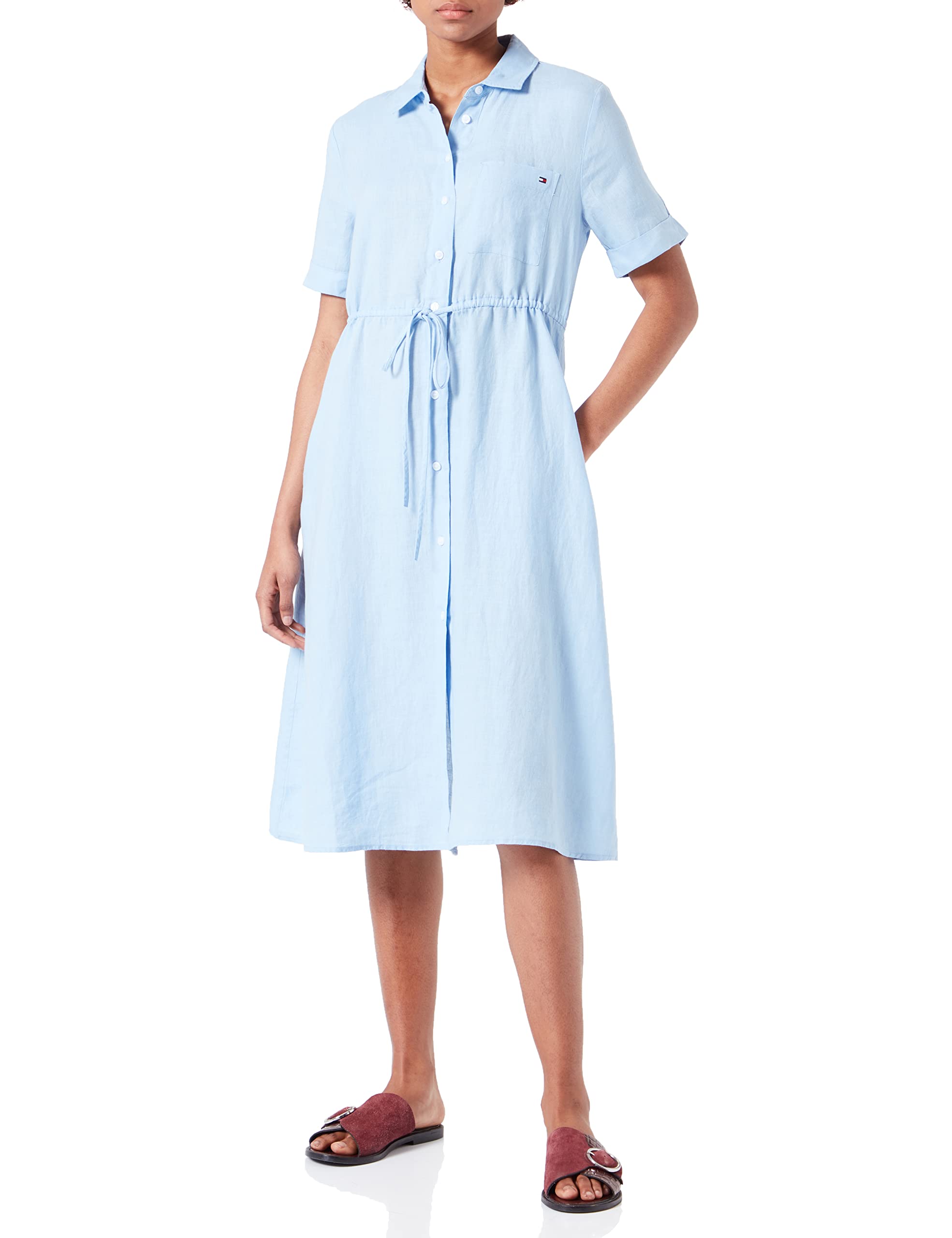 Tommy Hilfiger Vestidos de Corte Ajustado y Acampanados para Mujer