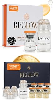 ReGlow Micro-Infusion Face & Hair Density Bundle – Quadra-Action Exosome & Stem Cell Facial Serum, Precision Applicators & Bio-Active Hair Serum