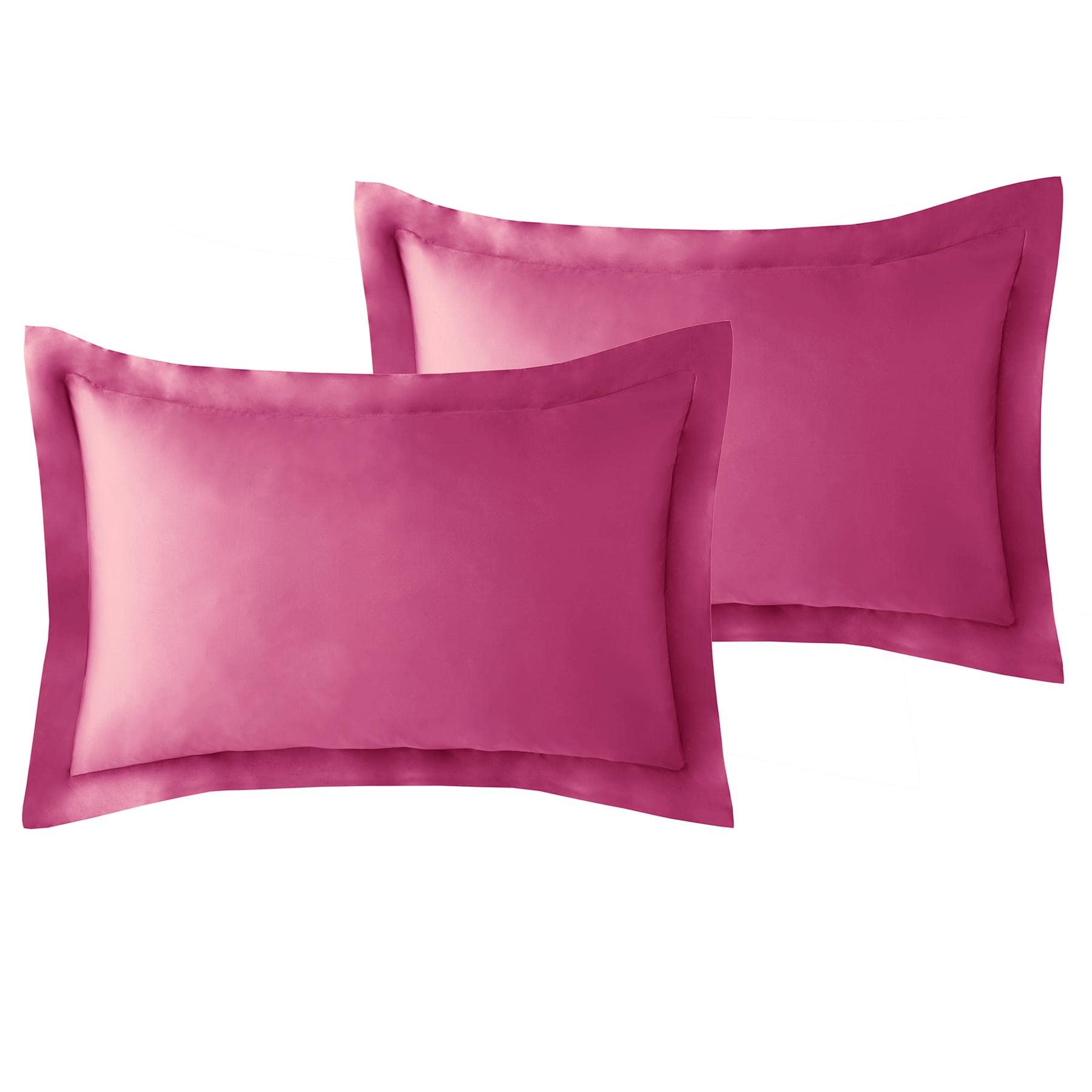 ED Luxury Crushed Velvet Duvet Quilt Cover Bedding Linen Set With Housewife Pillowcases Ultra Soft Duvet Cover Set [2xOxford Pillowcases, Pink]