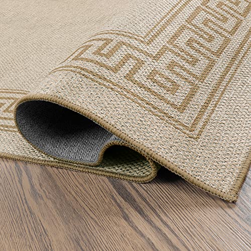 Wonnitar Easy Jute Area Rug,3X5 Washable Entry Jute Rug,Indoor Outdoor Rugs For Patios Clearance,Non-Slip Small Porch Carpet,Non-Shedding Rustic Accent Mat For Balcony Porch Kitchen #TOP5