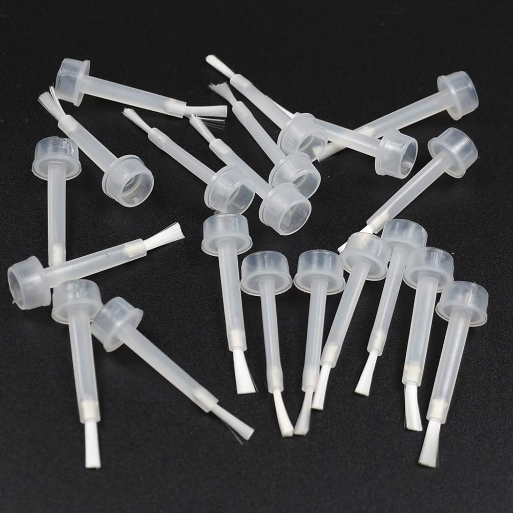 20 PCS Dip Replacement Brush Dip Powder Replacement Liquid Brush for Dipping Powder Base