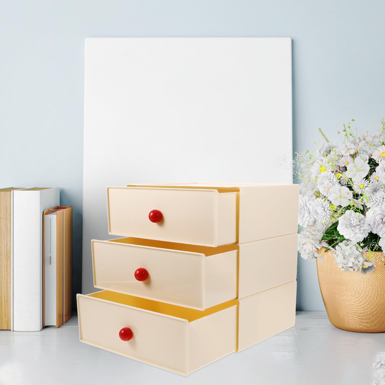 Organizador de Escritorio Caja de Almacenamiento, Cajones