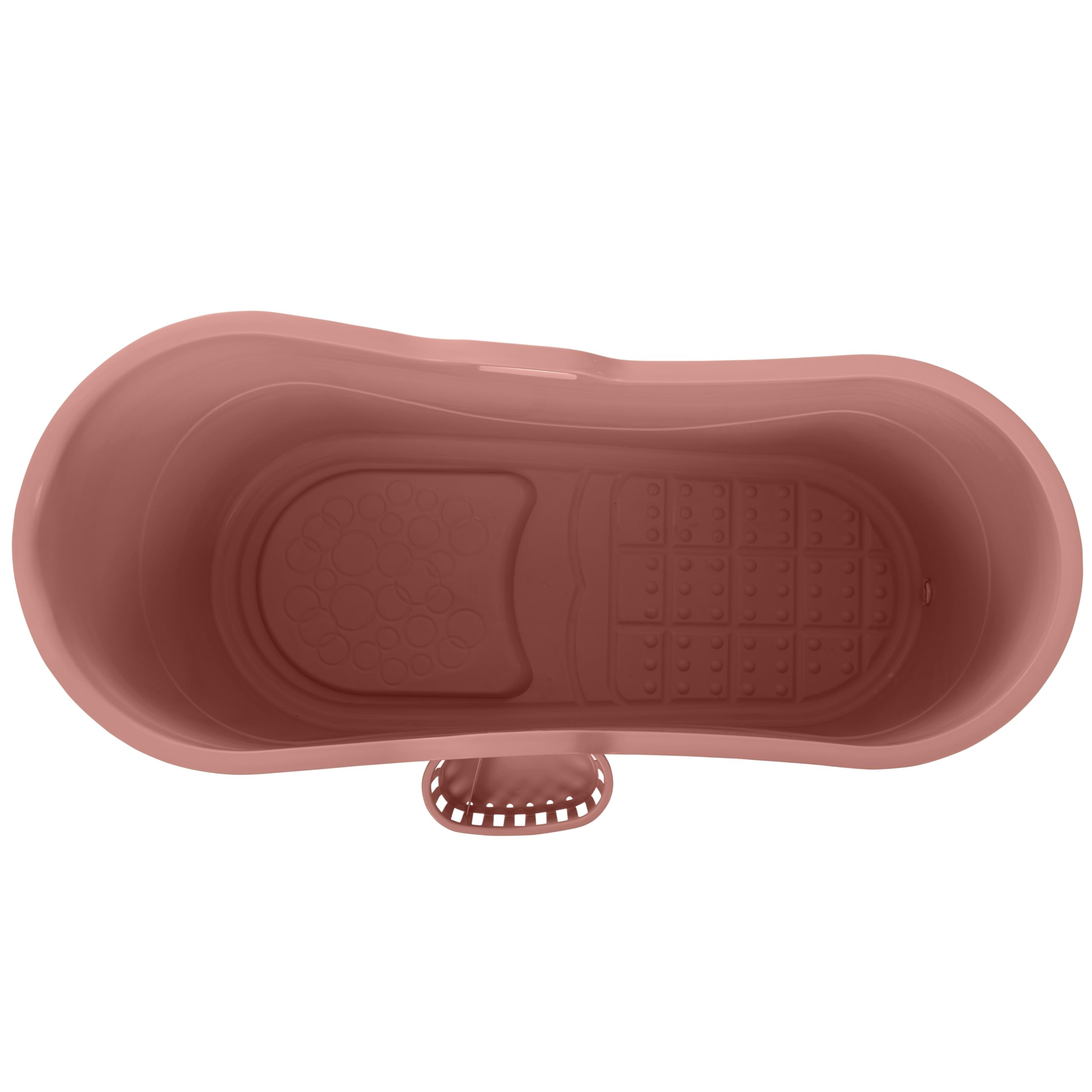 HelloBath® – Bath Bucket XL (Comfort) – 122 cm – Bañera para adultos – Baño de hielo – Manguera de desagüe extensible hasta 3 m – Extras: bandeja, grifo y funda protectora - Terracota