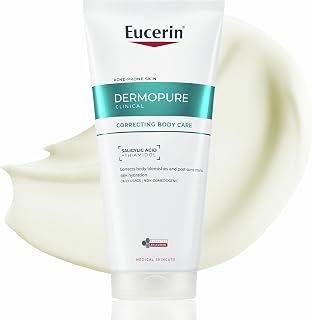 DermoPure Clinical Correcting Body Care 200ml,Body Moisturiser with Salicylic Acid & Thiamidol,Reduces Blemishes & Acne Marks,Hydrating Moisturising Cream for Blemish-Prone Skin,Fast-Absorbing