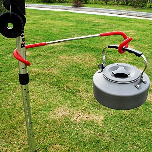 Miniatura 8 de Z metnal Icasa - Gancho para camping, 2 juegos de luces multiusos para campamento, gancho de lámpara, equipo al aire libre, colgador fuerte para