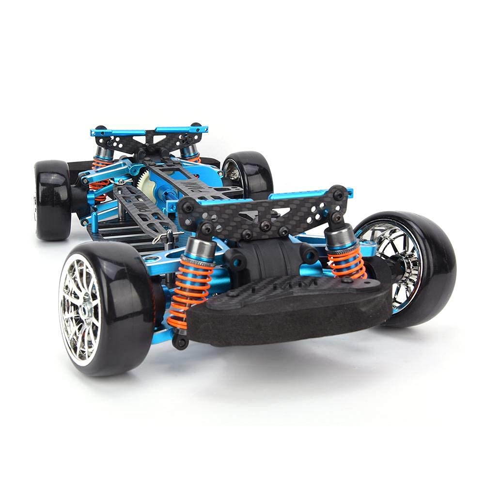 Tbest RC Auto Rahmen, Radstand Rahmen Carbon Fibre Chassis Stoßstange RC Auto Modell Rahmen für TT01 1/10 RC Auto Modell