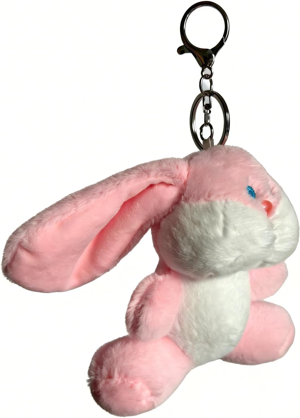 OROZCOR Cute Plush Keychain, Bunny Plush Bag Charm for Women, Kawaii Bag Charms for Handbags Purse Backpack, Cute Stuff Gifts
