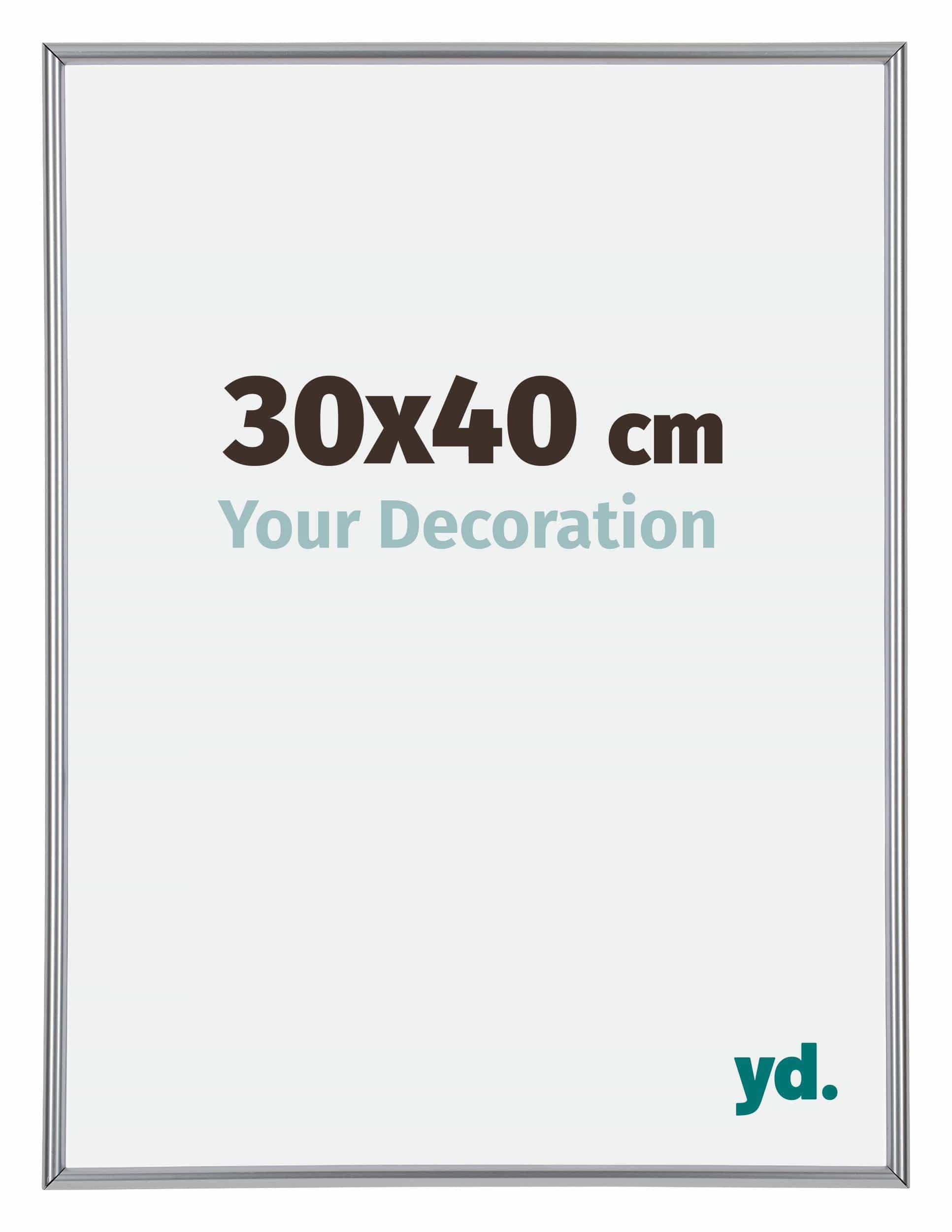 Your Decoration - Puzzle frame 30x40 - Silver High Gloss - Puzzle frame 500-1000 Pieces - Plastic Photoframe - Annecy