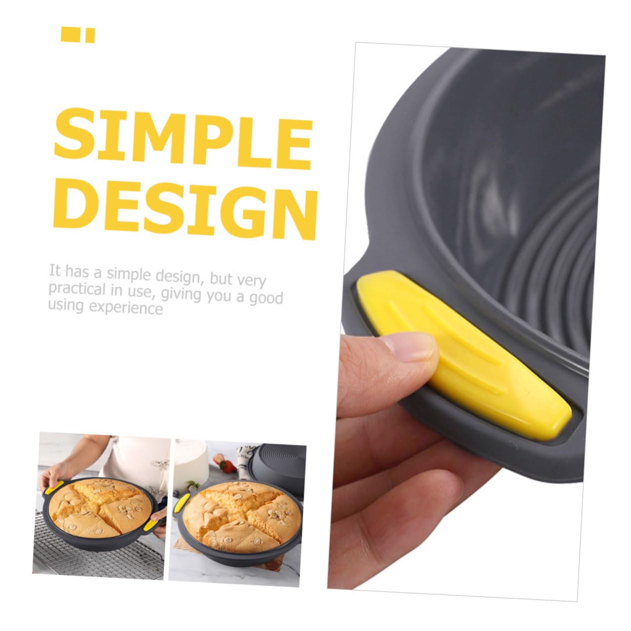 SOLUSTRE Molde De Para Hornear Pasteles Resistente Altas Para Bizcochos y Pan Diseño Antiadherente Para Repostería Casa