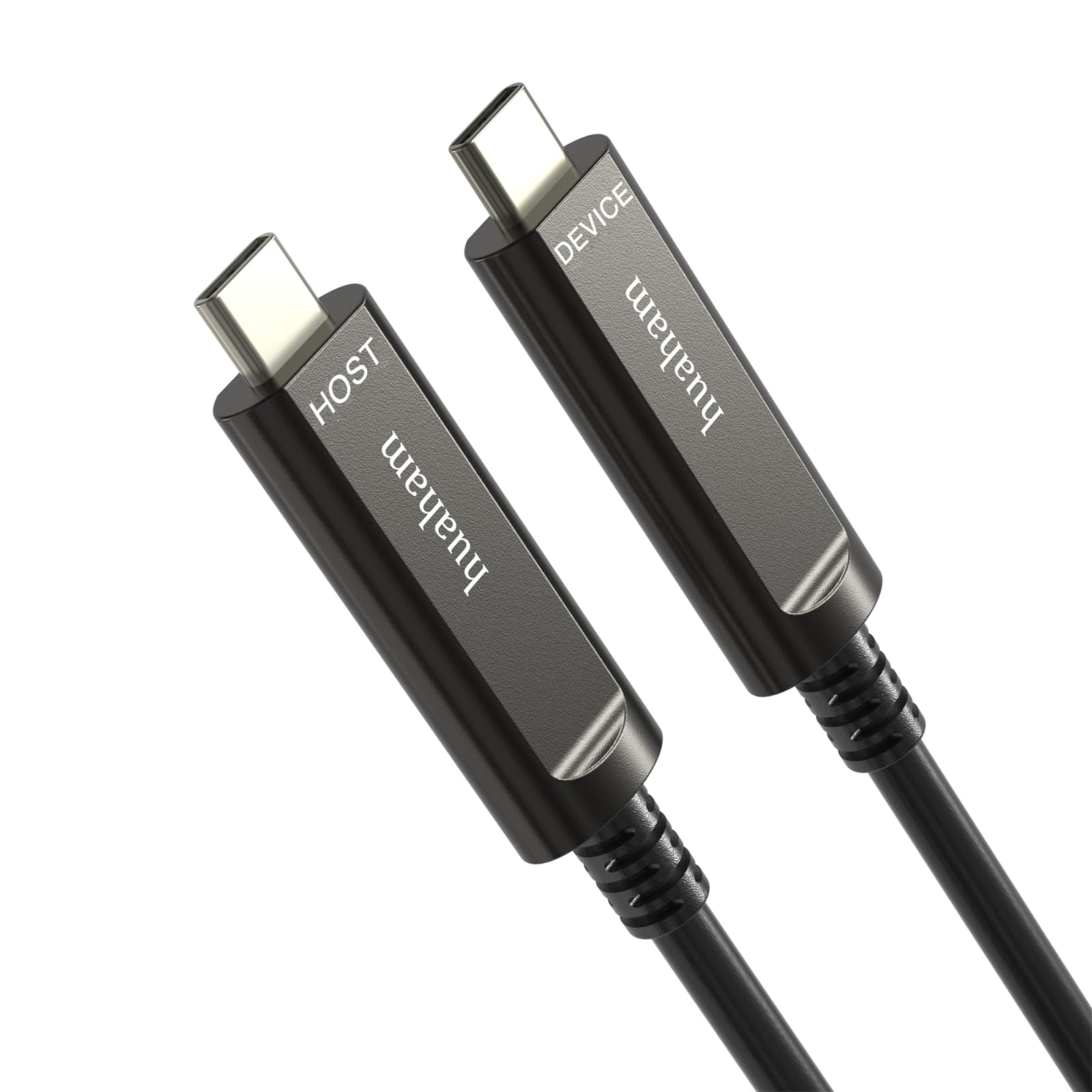 Cavo in fibra ottica da USB C a USB C, 20 m, 10 Gbps ad alta velocità per trasferimento dati a lunga distanza, cavo USB 3.1 tipo C per VR/AR/Logitech/Barco ClickShare Touch Screen Kinect Intel