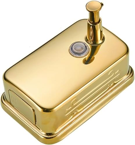 Miniatura 6 de Dispensador de jabón de montaje en pared - Dispensador de jabón líquido de acero inoxidable manual para baño, hotel, restaurante comercial, 16.9 fl