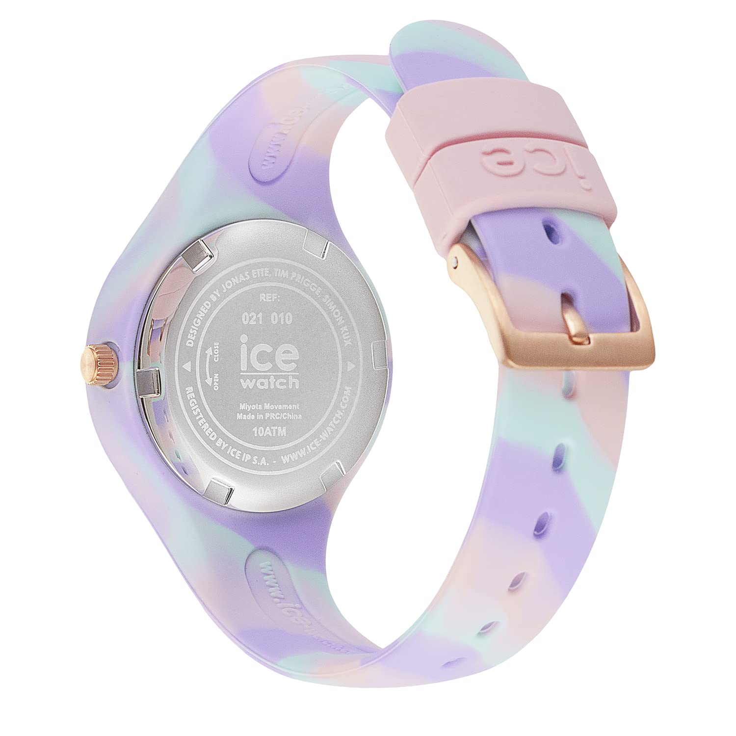 Ice-Watch - ICE tie and dye - Mehrfarbige Damenuhr mit Kunststoffarmband (Extra small)