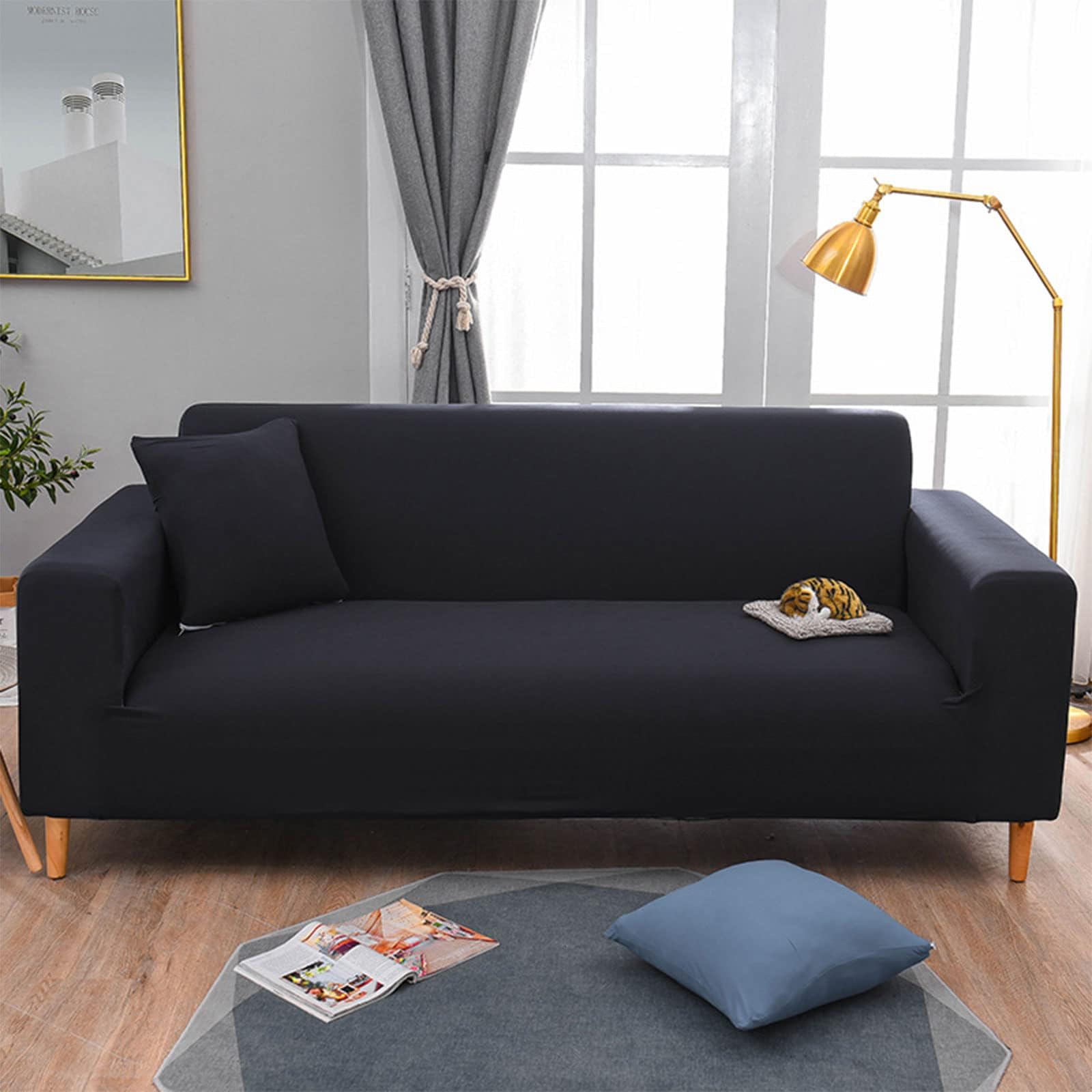 ENAPY Sofa Seat Cushion Cover,sofa Cover,couch Cover,sofa Seat Cushion Cover Stretch,sofa Slipcovers,Elastic Cushion Cover,High Stretch Sofa Cover,sofa Cover