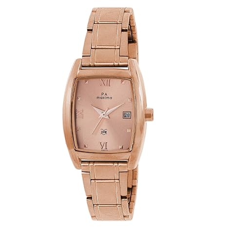 Analog Rose Gold Dial Women's Watch-O-49970CALR