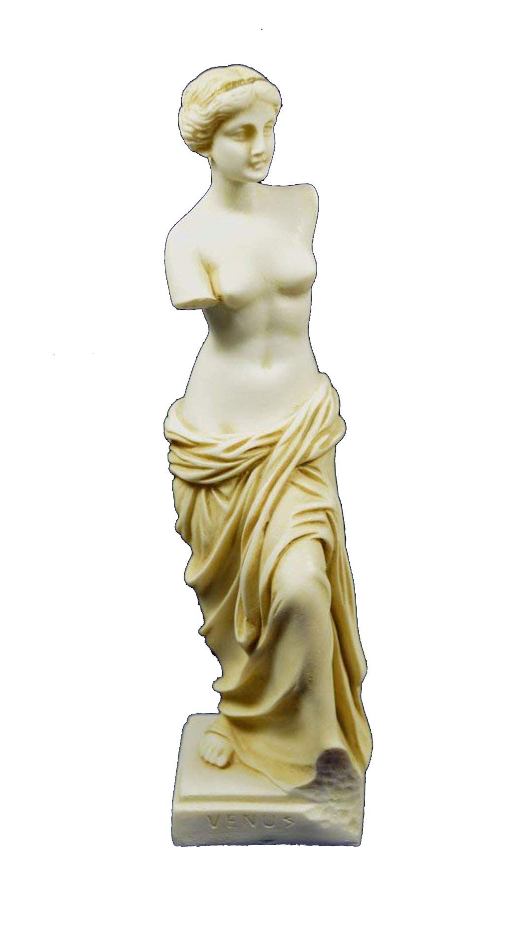 Estia Creations White Aphrodite Venus Statue Goddess Of Love Aged Patina Sculpture