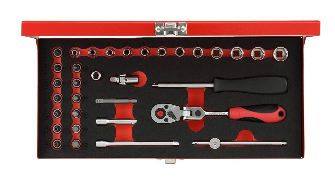 GEDORE red Zestaw kluczy nasadowych 1/4" 33-częściowy