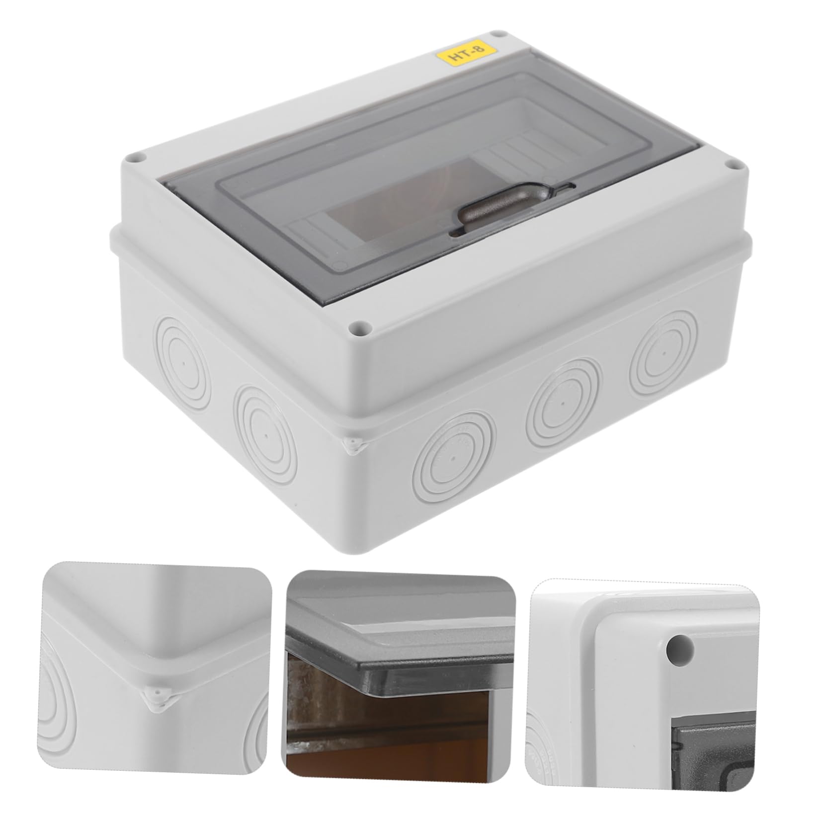 Caja Eléctrica Estanca de Abs, Distribución Exterior para Cableado, Gran Capacidad y Montaje Sencillo en Instalaciones Eléctricas