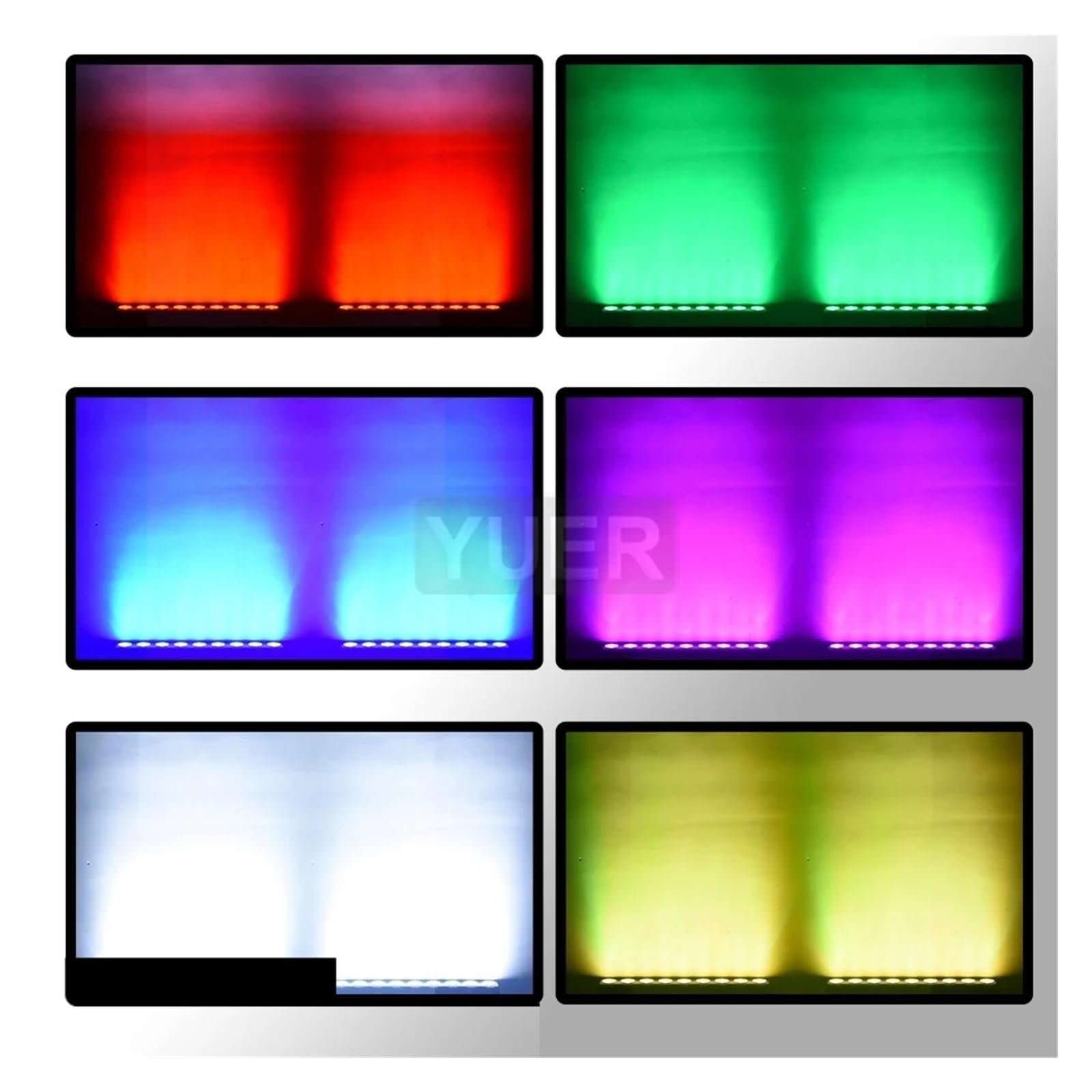 Oświetlenie LED RGB, 9X12W Zdalne światło LED Bar/światło dyskotekowe, RGBW 4w1 Par DMX512 Wash Light Muzyka Impreza Scena Sprzęt DJ Bar
