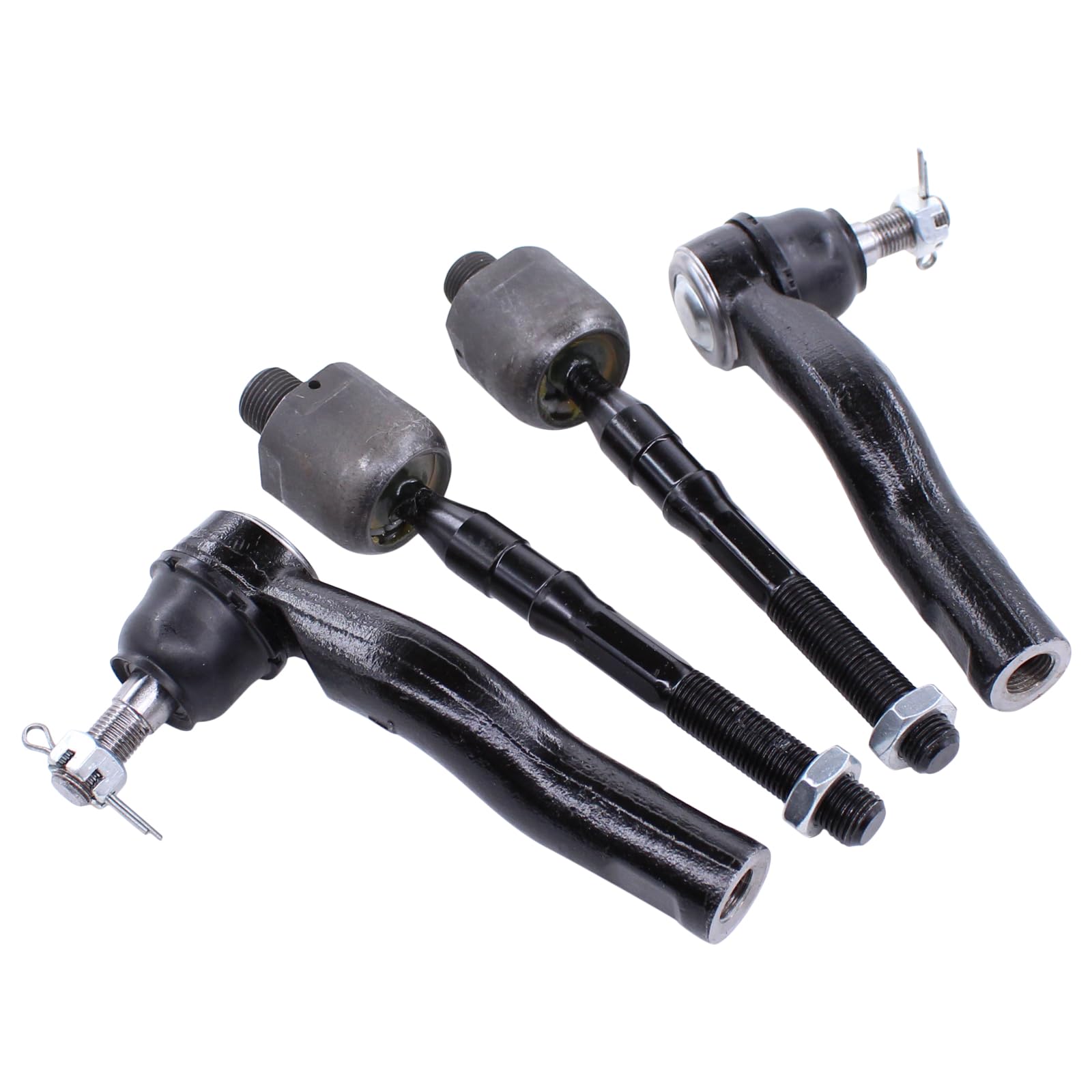 ApplianPar Front Inner and Outer Tie Rod Ends for Ford Fusion for Lincoln MKZ Mercury Milan 2006-2012