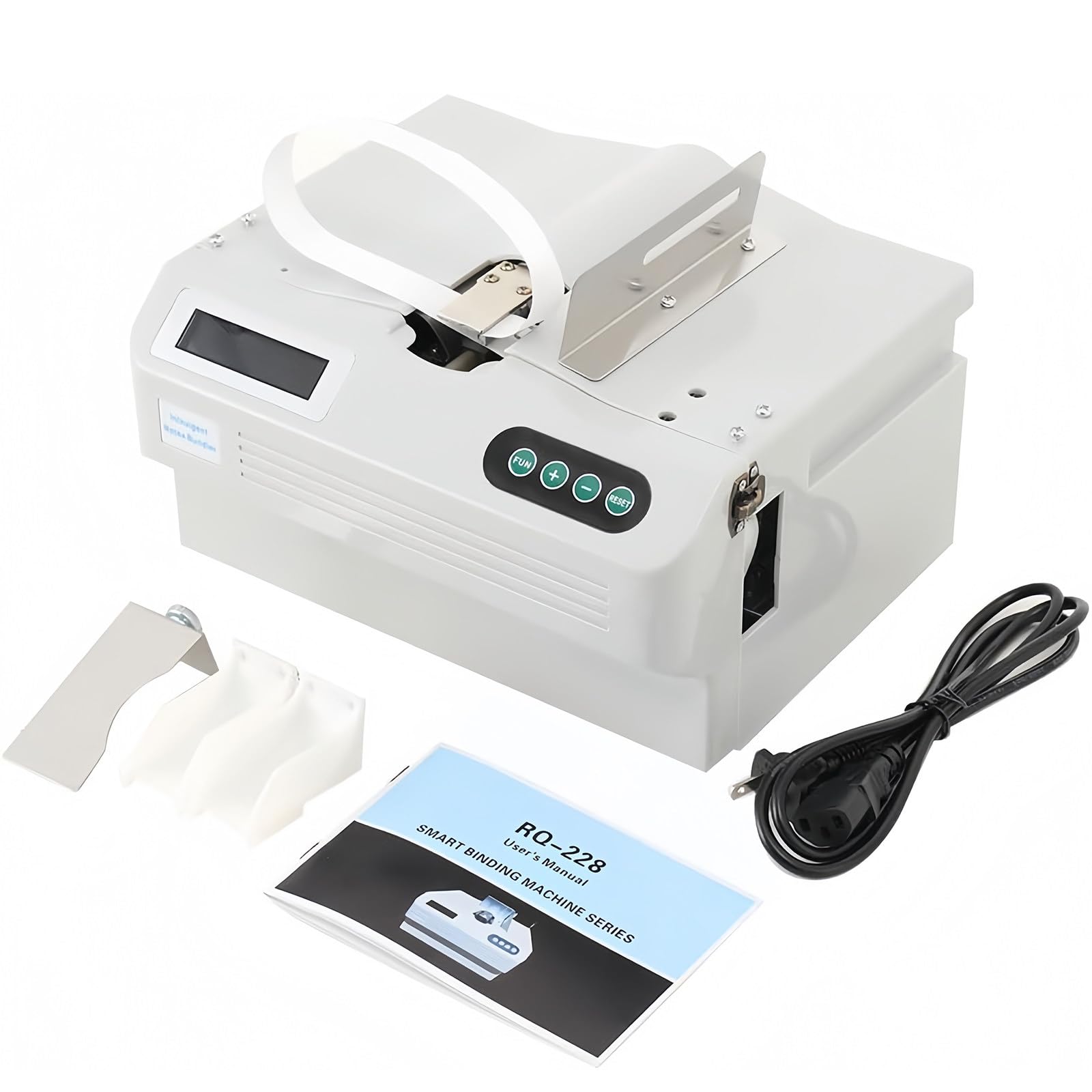YXYLJOZ Automatic Banknote Bundling Machine - Currency Strapping Tool for Efficient Money Packing, 220V, Ideal for Banks & Businesses, Fast Cross Binding for Notes & Cards