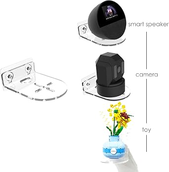 Compatible for 2025 New Echo Studio,Echo 4th Gen Shelf Wall Moun Stand,Built-in Cable Management, Compatible for sonos era100