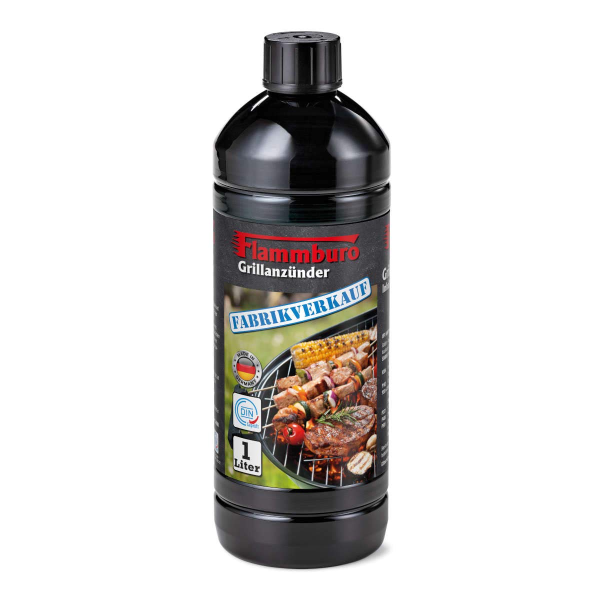 Allume-barbecue liquide 6 x 1 l – Certifié DIN – Fabriqué en Allemagne