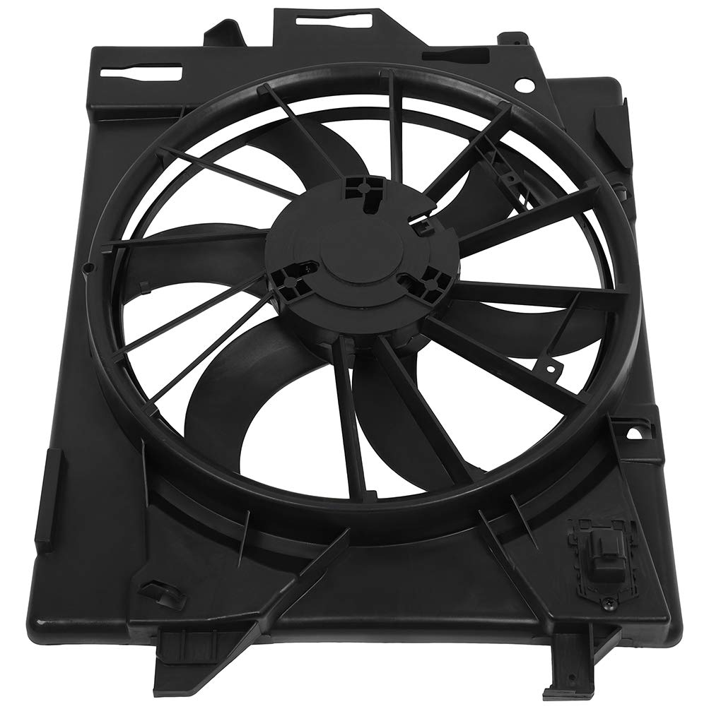 SCITOO Radiator Cooling Fan Compatible with 621-028 621860 Replacement fit for 2008-2016 for Chrysler Town & Country 2008-2019 for Dodge Grand Caravan