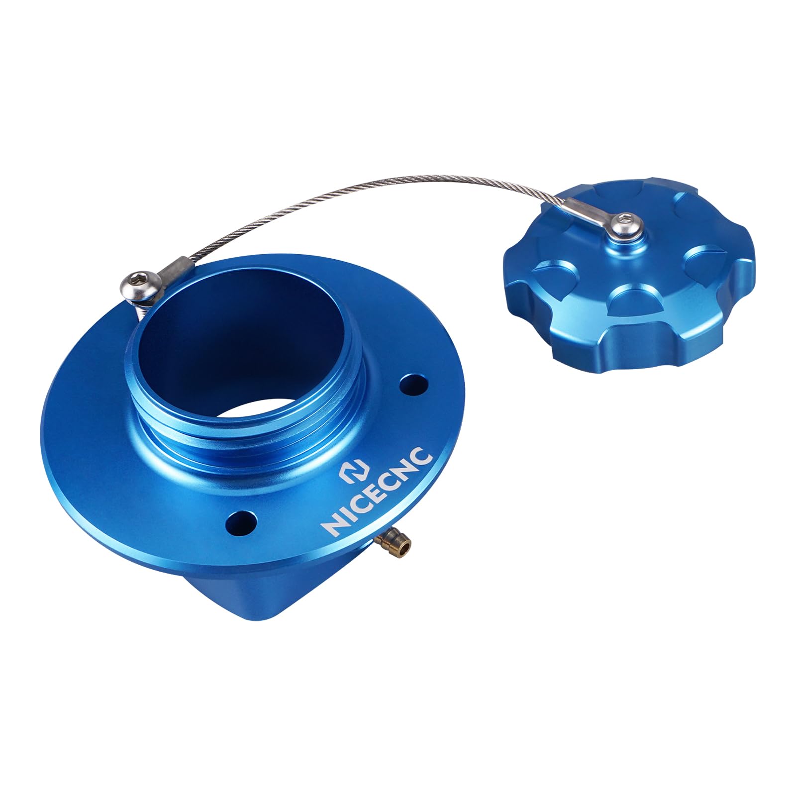 NICECNC Tapa de llenado de Aceite para Tanque de Combustible de Motocicleta, Color Azul, Compatible with GasGas 700 Enduro y Supermoto 2022-2024, llenado de Tanque de Combustible Compatible with