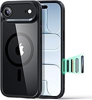 Vista 45 de ESR Serie Cloud Funda para iPhone 15 Pro con MagSafe, soporta carga magnética, delgada, de silicona líquida, absorción de golpes, protección