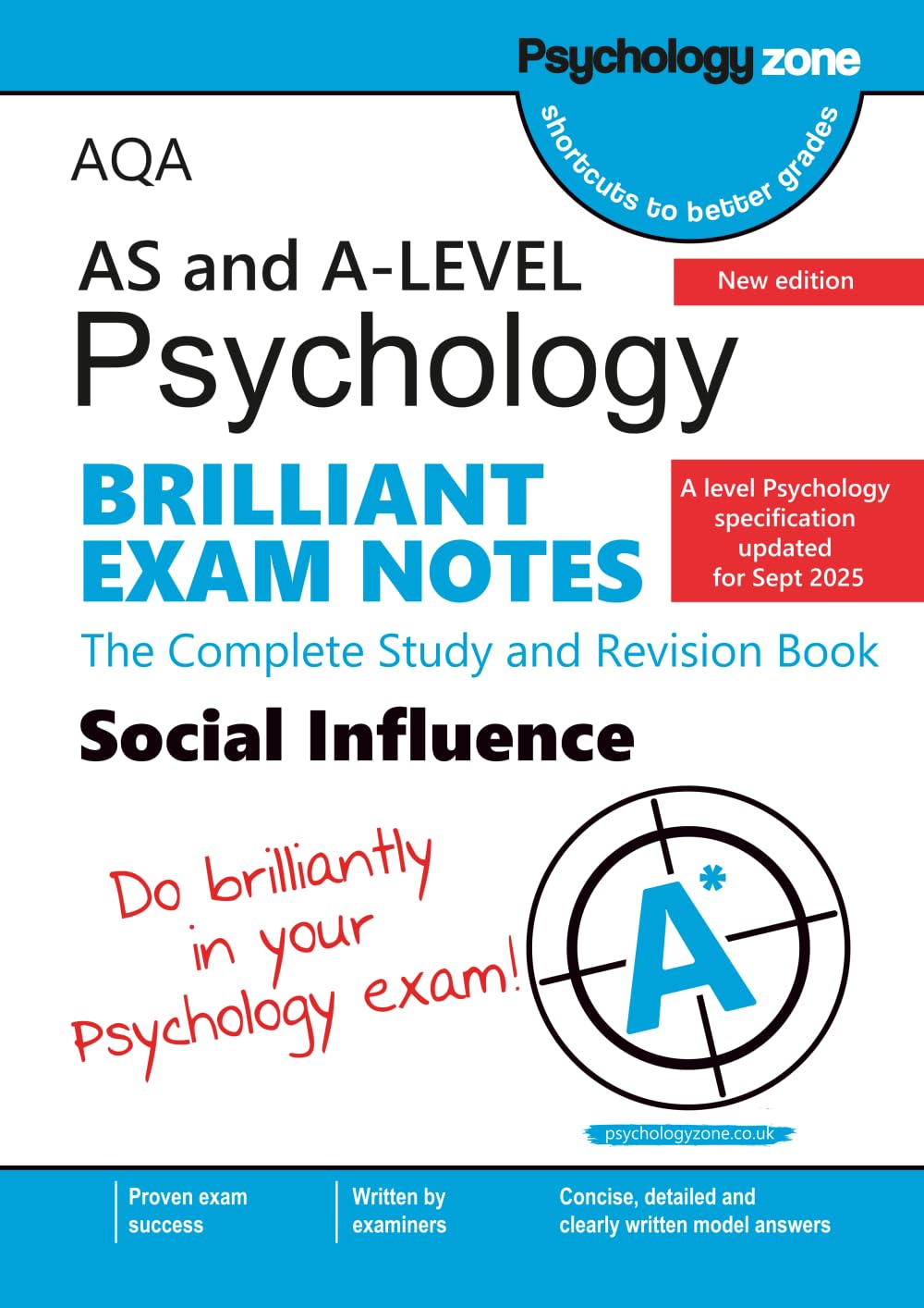 AQA A-Level Psychology Brilliant Exam Notes: Social Influence: Updated for 2025 specification
