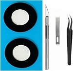 2pcs Caméra arrière Verre Verre de dos Verre de remplacement pour iPhone 16E, Kit d'outils Incl