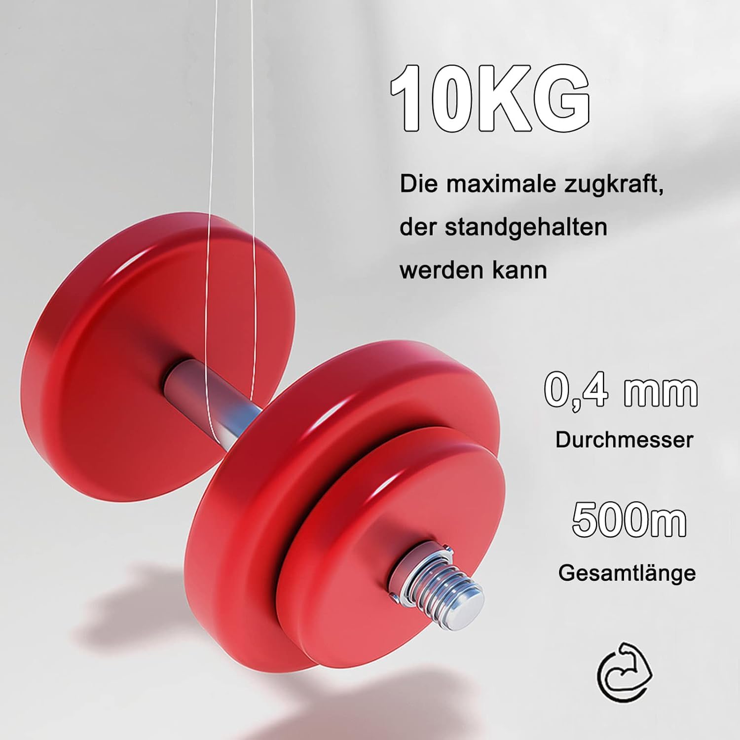 Sedal de nailon transparente, 0,4/0,43/0,47 mm, 500 m, capacidad de carga de 10/11,5/13 kg, para competiciones de competición, cebos negros