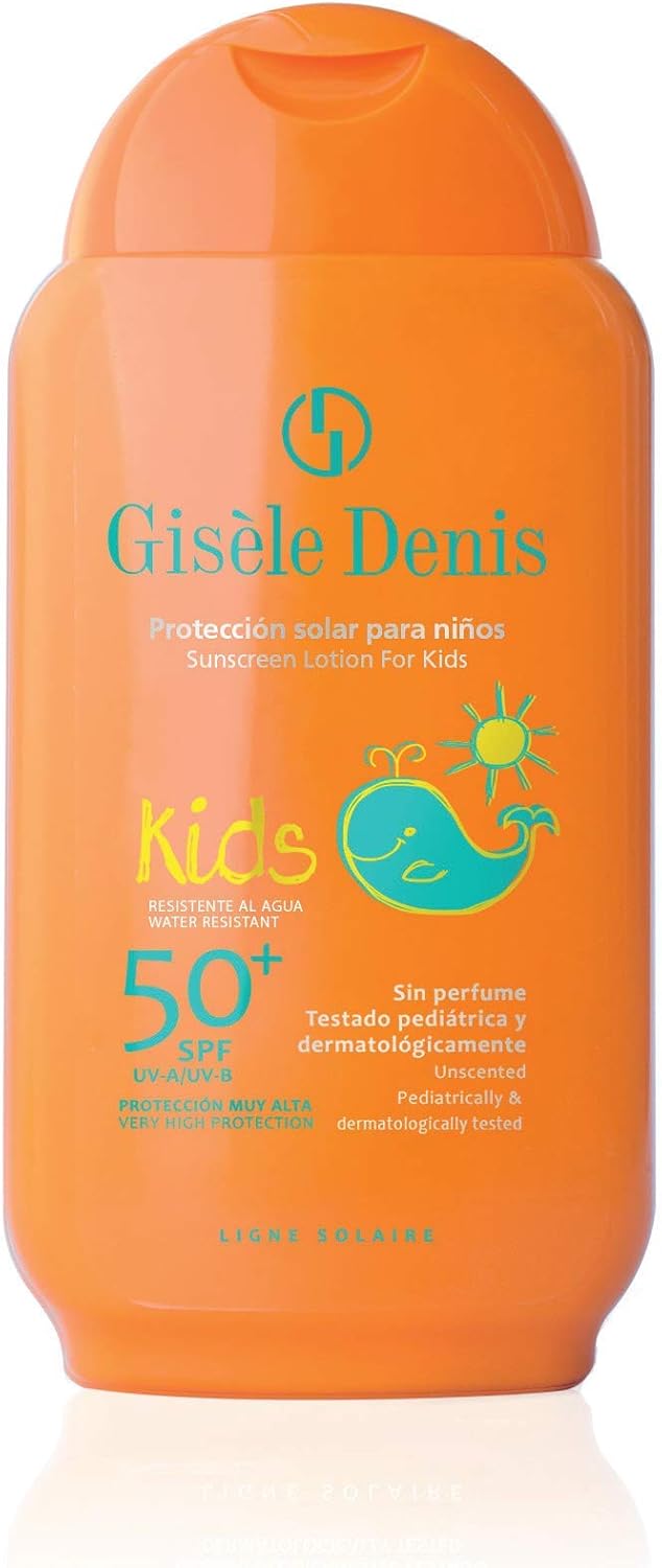 Gisèle Denis - Protector Solar en Crema para Niños, FPS50+, Resistente al Agua, 200 ml