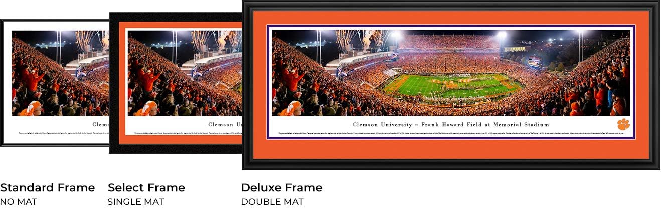 Amazon Com Clemson Football 44x18 Inch Double Mat Deluxe Framed Picture By Blakeway Panoramas Sports Outdoors Clemcon 2022 Championship Photo Frame