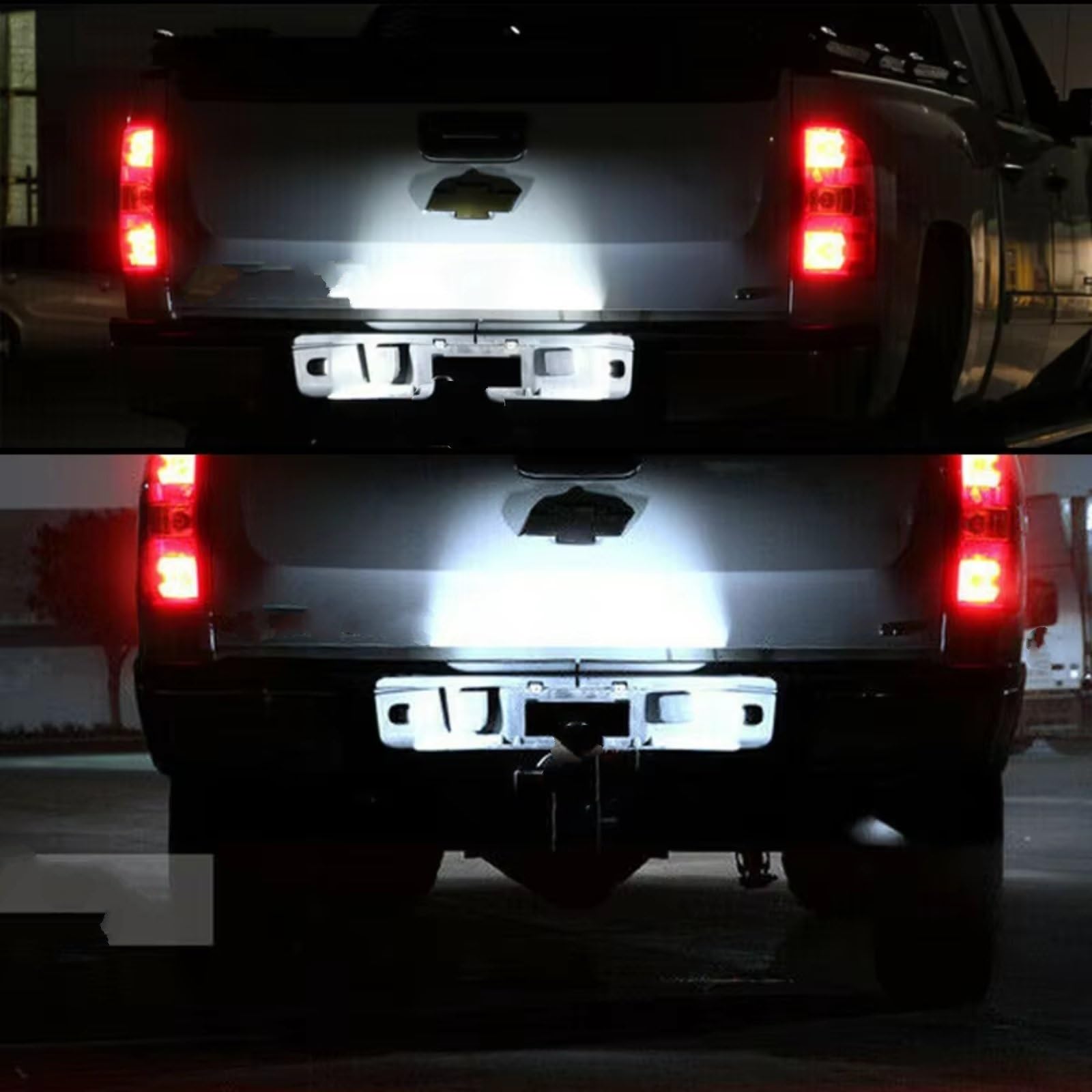 Iluminación Matricula Vehiculo Compatible Con Chevrolet Para Avalanche 1500 2002-2013 Para Silverado 1500 1999-2013 Para Silverado 2500HD 2001-2014 Luz De Matrícula Luz De Placa De Matrícula(White1)