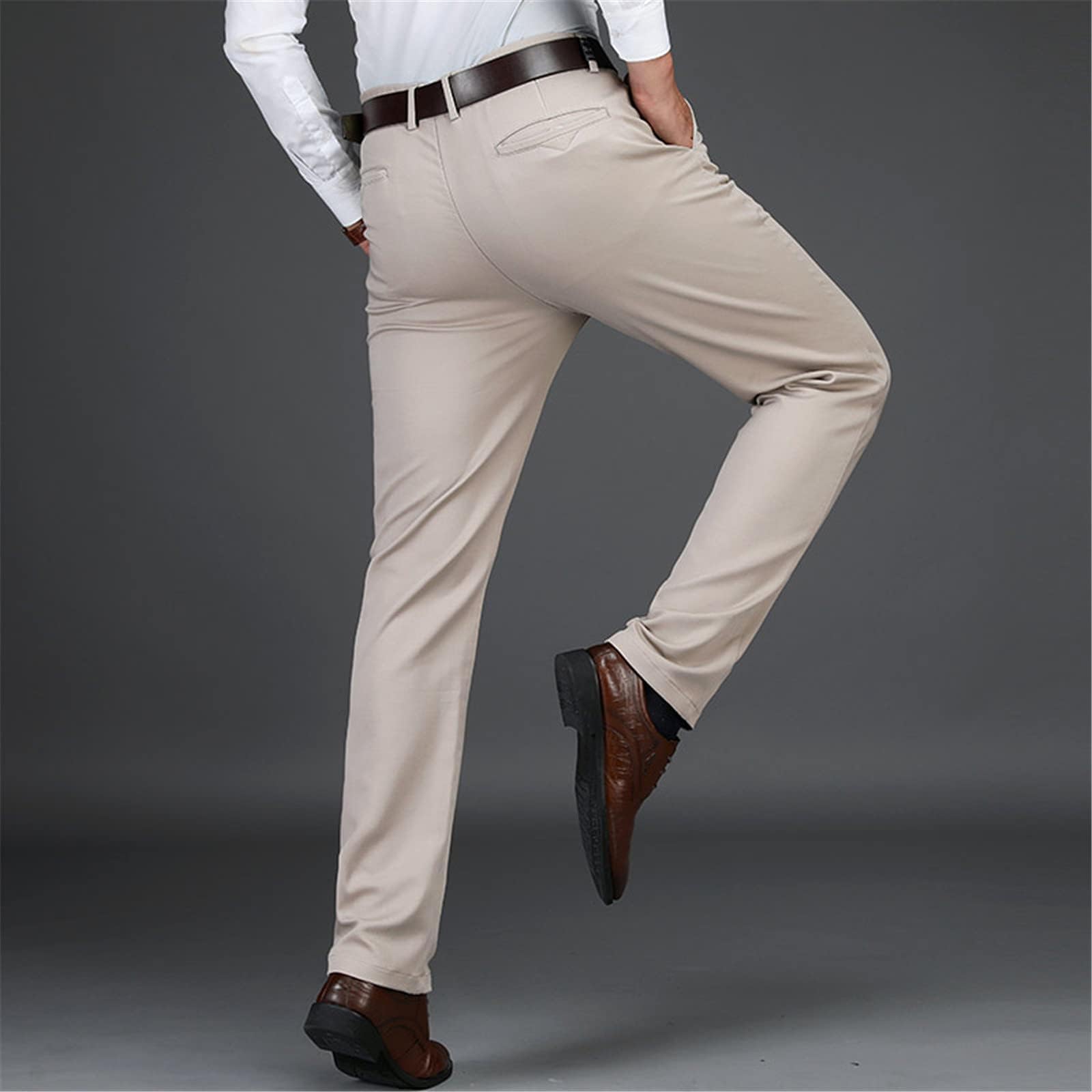 Evoga Pantalones De Hombre Slim Fit De Invierno De Alta Costura