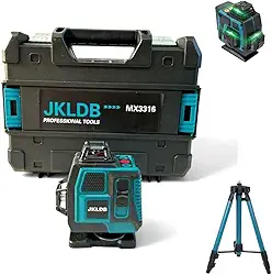 Nível Laser Verde 4d 16 Linhas Automático 2 Bateria Com Tripé e Maleta