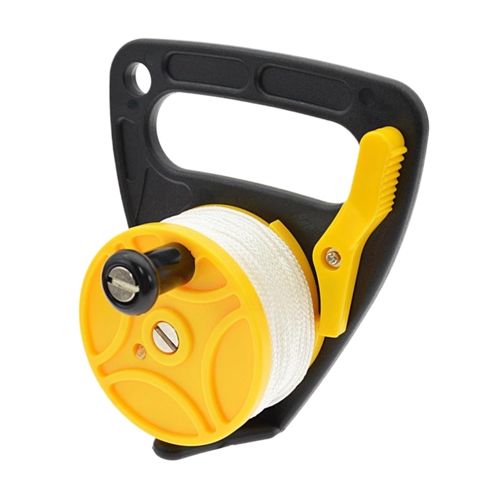 Dive Finger Reel, Lightweight Diving Line Reel Spool 46m Multicolor Cave Wreck Diving(Yellow)