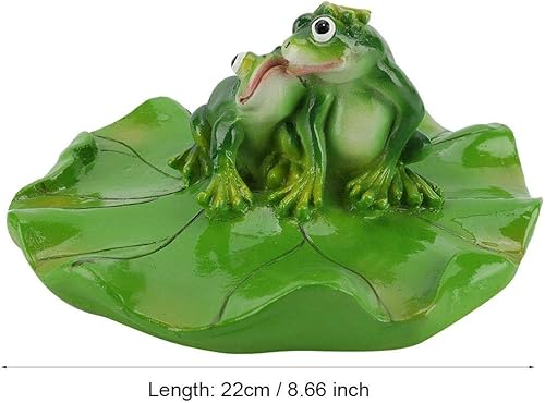 Miniatura 9 de Boquite - Estatua flotante de rana de pareja de San Valentín, carnaval, adorno flotante de agua, estanque de piscina, figura flotante para