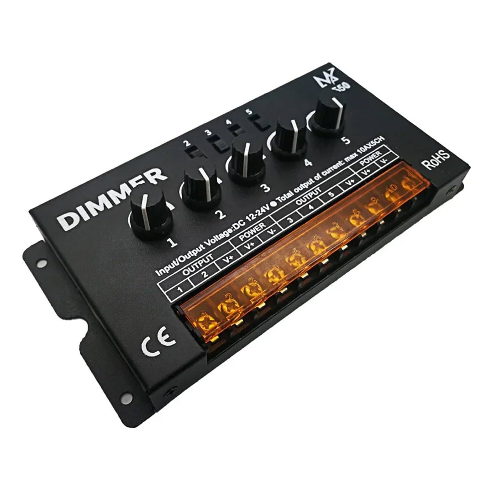 RGBW RGBWW D550 Regulator Ściemniania LED 10 A x 5 kanałów nadaje się do świateł RGB/RGBW/RGBWW/LED moduł taśmy świetlnej