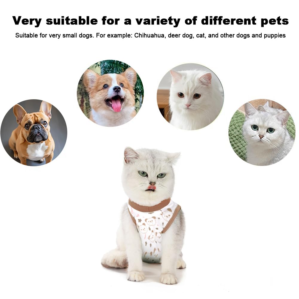 Body Chat Post Operatoire Femelle Stérilisation Combinaison de Récupération pour Chat Anti Léchage Cat Recovery après Chirurgie Protection Post Chirurgie Contre Les Maladies de Peau