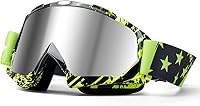 Vista 8 de Dirt Bike Goggles Motorcycle Gear ATV Riding Motocross Dirtbike 4-Wheeler Accessories Ski Fit Over The Glasses