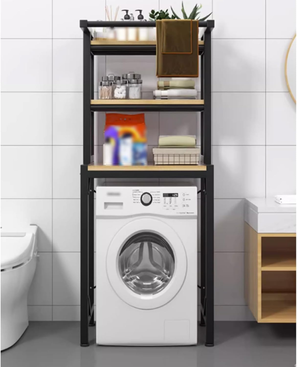 Over Washing Machine Storage Rack, Drum Washing Machine Storage Rack