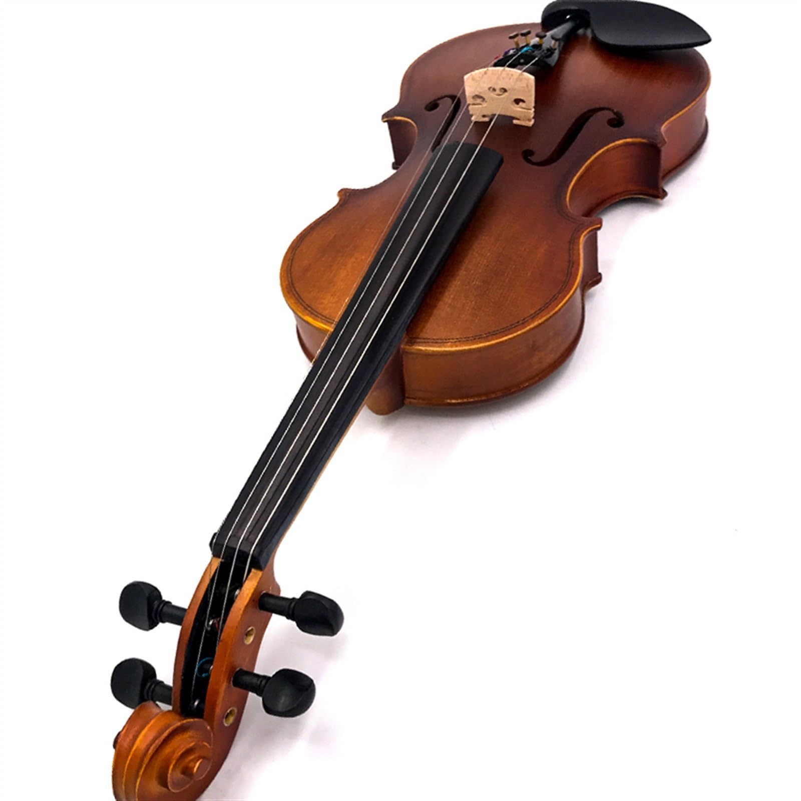 Geige 4/4 Violine Für Erwachsene Anfänger Prüfung Leistung Fichtenholzplatte Braun(4/4-A)