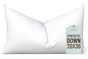 Pillowflex 20x36 Inch Body Pillow Insert - Ultra Soft Down Alternative Pillow