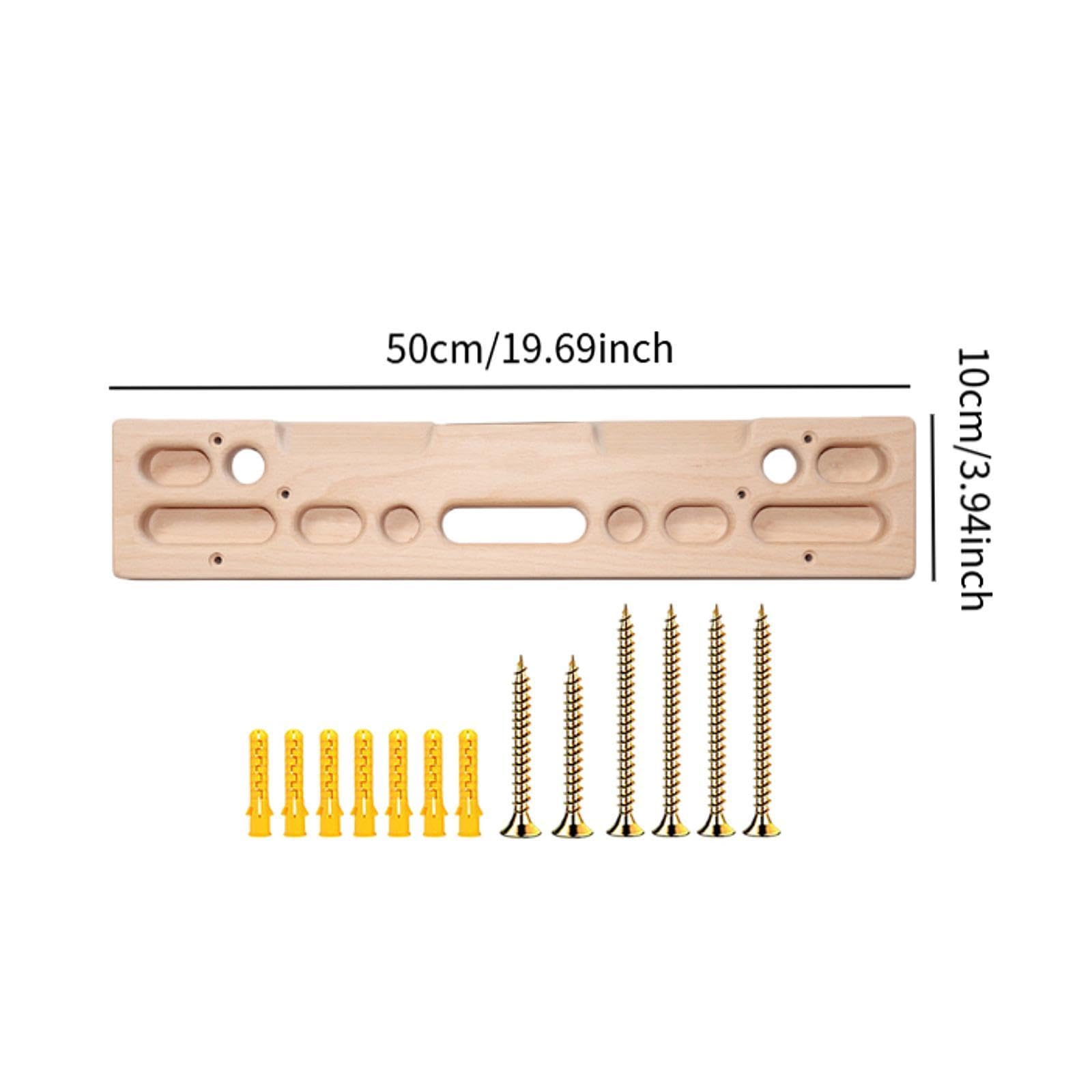 rockible Climbing Hangboard Finger Training Board Forearm Exerciser Rock Climbing Fingerboard Finger Strengthener for Indoor Outdoor