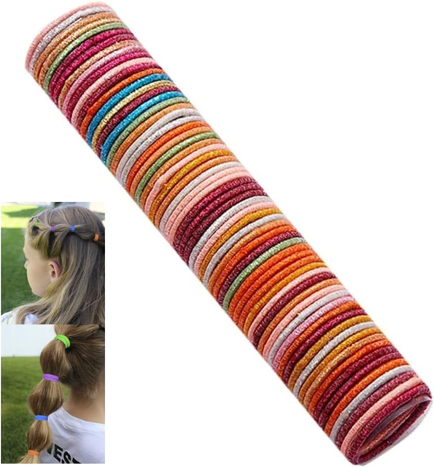 Rooya Baby Direct Jp ヘアゴム 子供 キッズ 女の子 輪ゴム カラフル 誕生日 かみどめ 発表会 ゴム おしゃれ ヘアアクセサリー 50本セット 髪ゴム かわいい ファッション通販